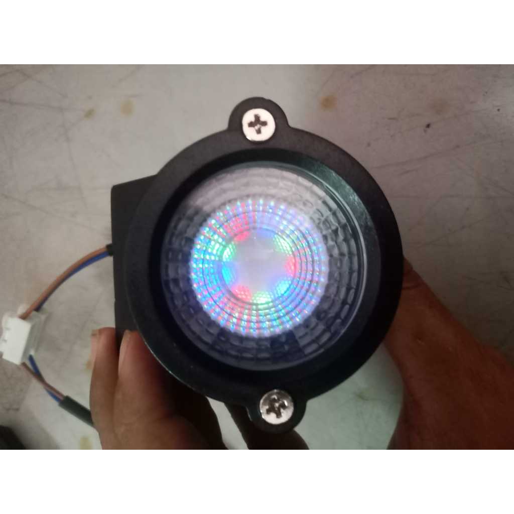 Lampu sorot taman RGB 5W Cob Warna Warni sorot lukisan patung Warna