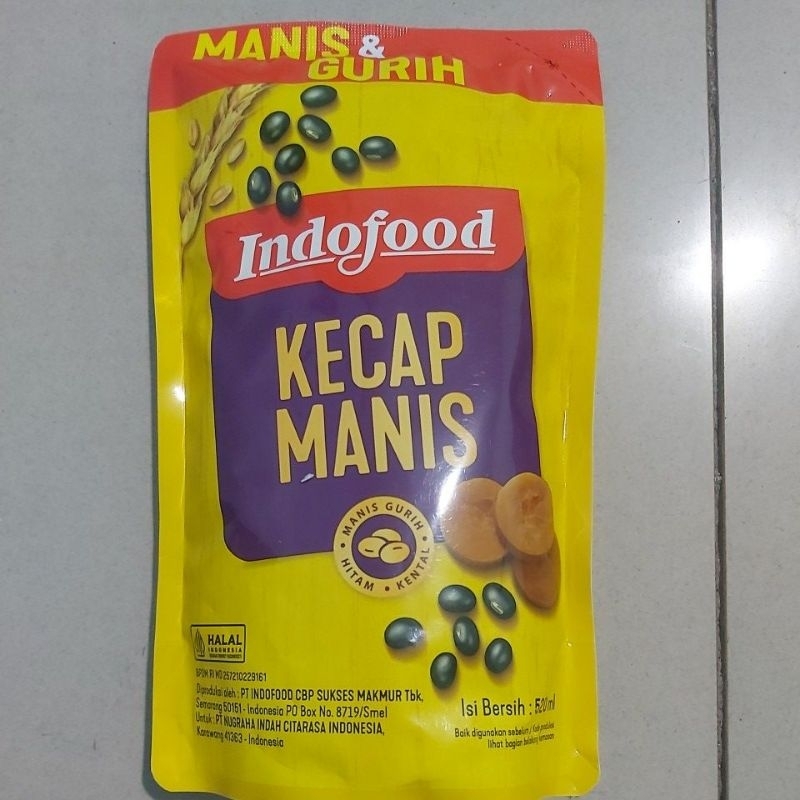 

Indofood Kecap Manis & Gurih Pouch Refill 520 ml