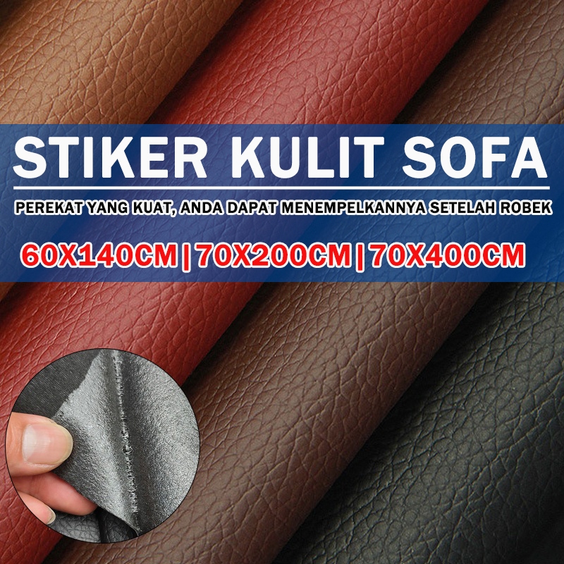 Stiker Leather Bahan Kulit Berkualitas Import Untuk Sofa Jok Mobil / Jok Motor / Penambal Sofa
