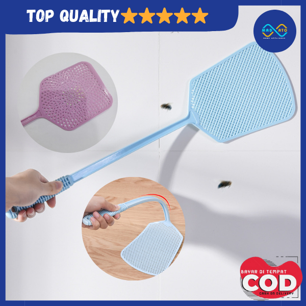 Alat Pemukul Lalat Alat Tepuk Tepok Nyamuk Serangga Lalat Gagang Panjang Tepukan Pengusir Serangga