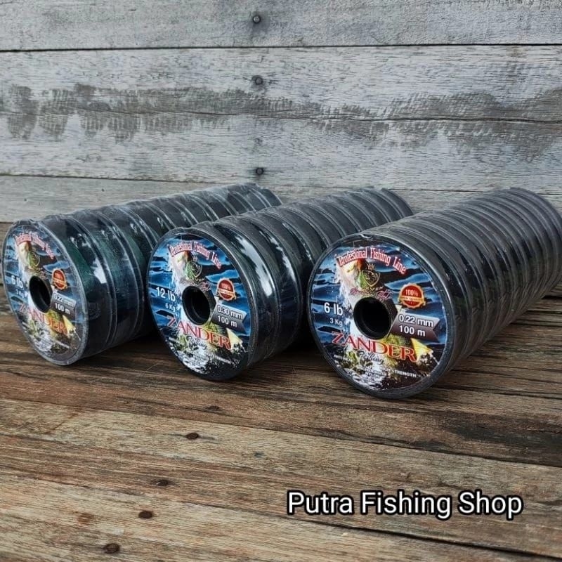 Senar Pancing Murah King Eleven Zander High Density Nylon Panjang 100m Connecting Profesional Fishin