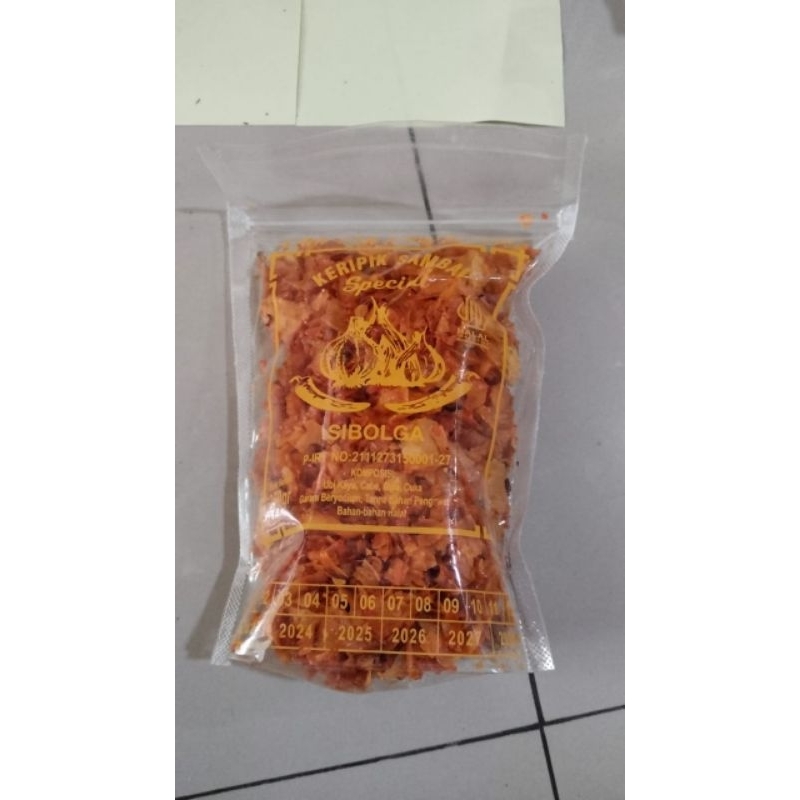 

Keripik Sambal Sibolga 250 Gram Halal CAP BAWANG ASLI SIBOLGA