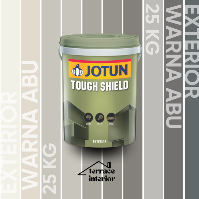 Cat Tembok Tough Shield Jotun Warna Abu 25 kg