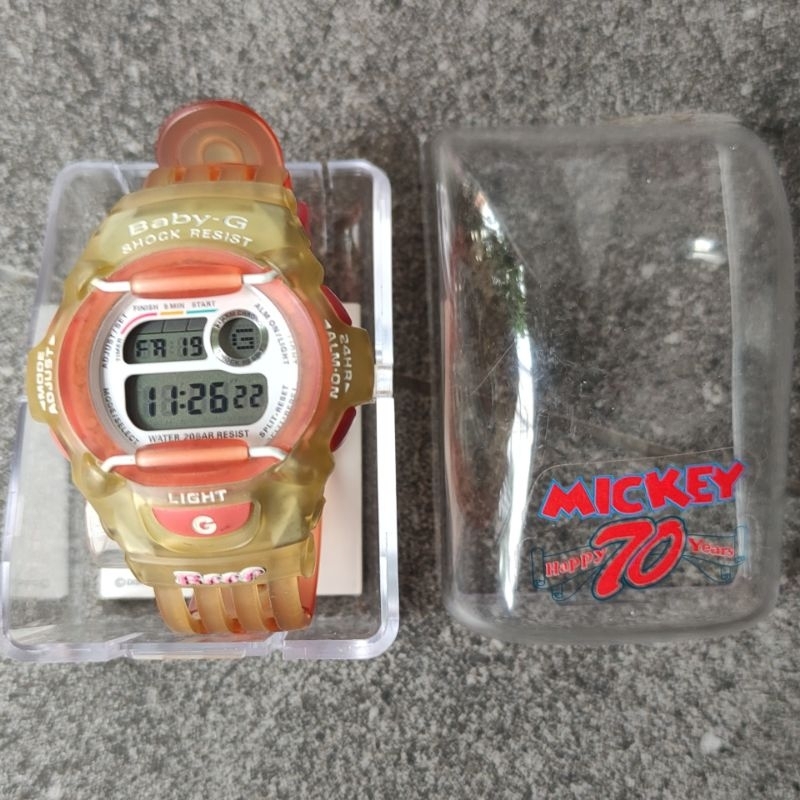 Casio Baby G disney mickey mouse 70th anniversary BG 370 JDM limited edition used like new