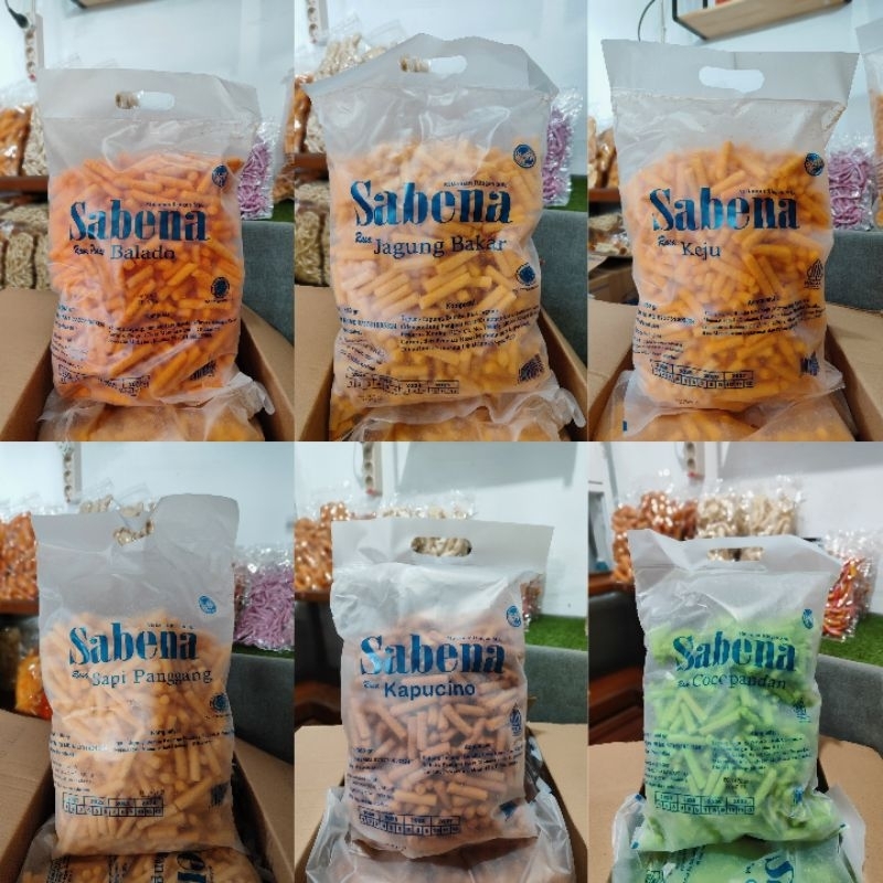 

SABENA 360GR / AMA SNACK / JAJANAN MURAH MERIAH / KEJU / PEDAS BALADO / SAPI PANGGANG / KAPUCINO / COCOPANDAN