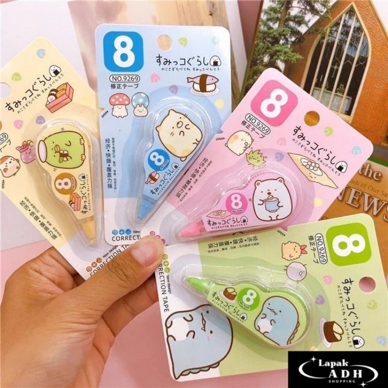 

TIPE X KERTAS KARAKTER LUCU 8M CORRECTION TAPE STUDENTS TIPE X ROLL 8M