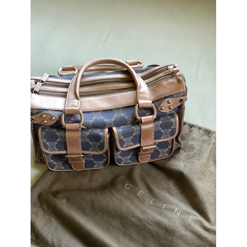 preloved original celine denim bag