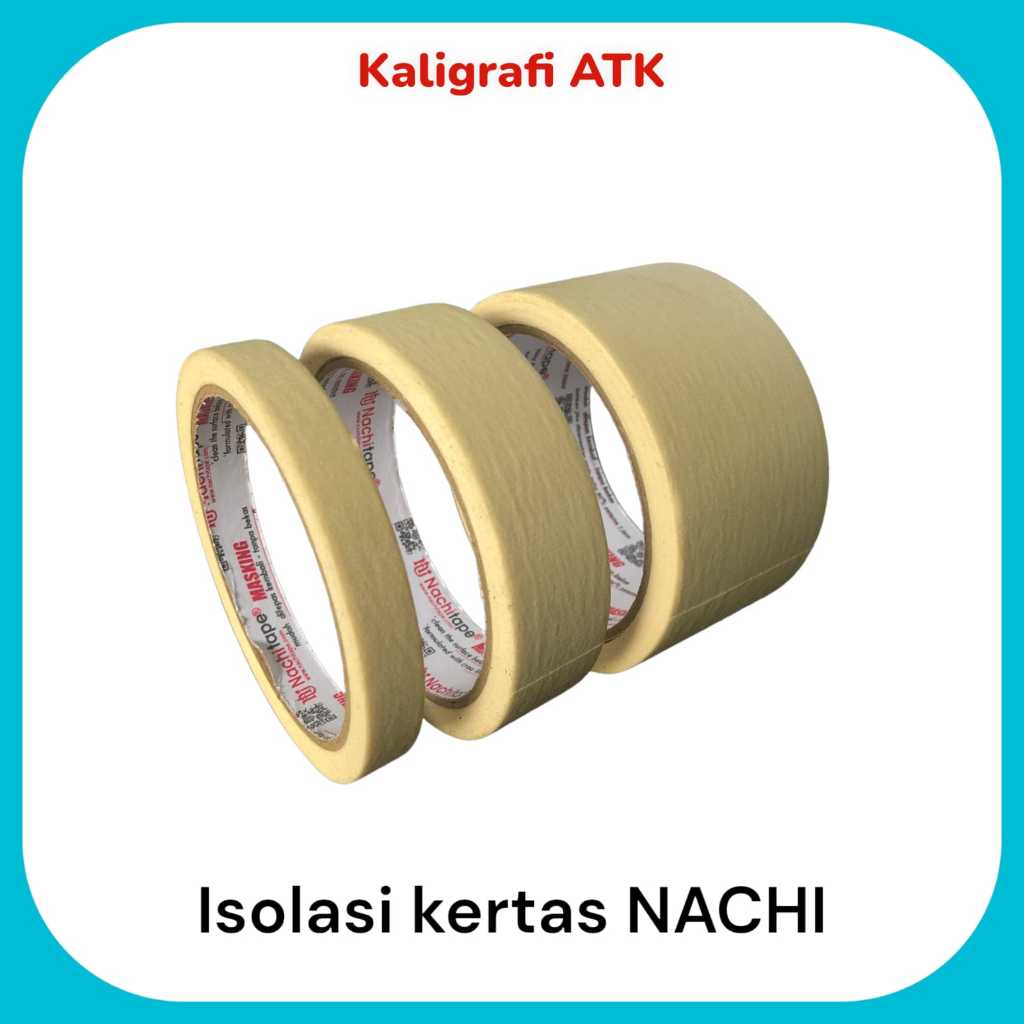 

Isolasi kertas nachi 12 mm 24 mm 48 mm 20 yard