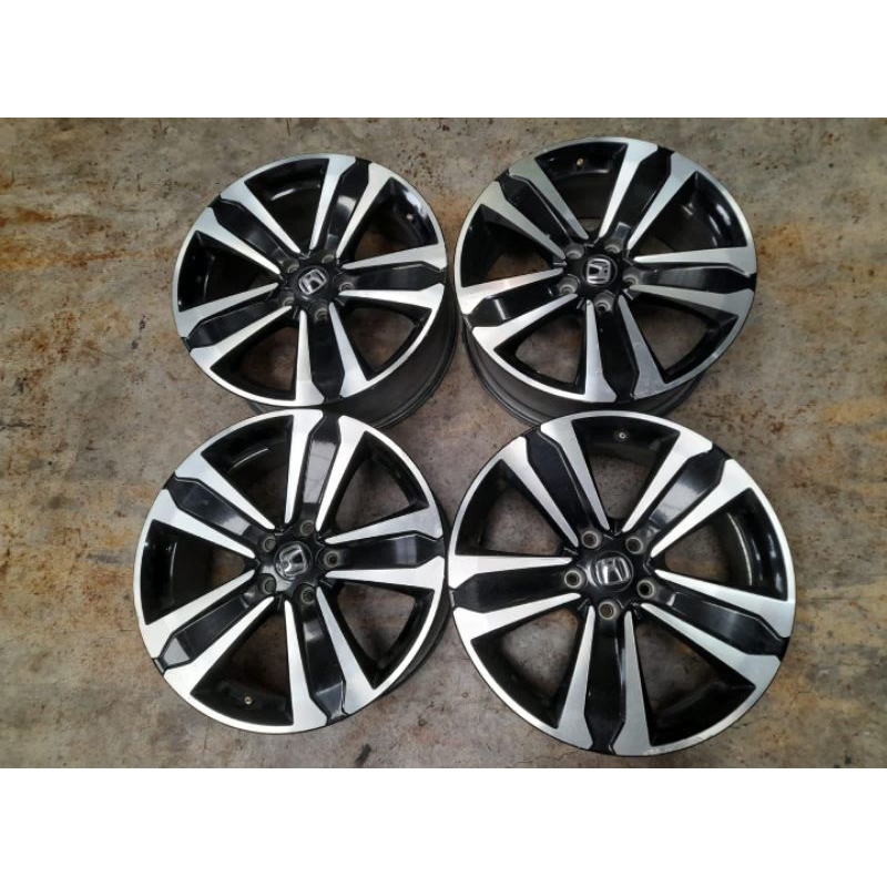 Velg Mobil Bekas STD Honda Crv Turbo Ring 18 Pcd 5x114 Original Copotan