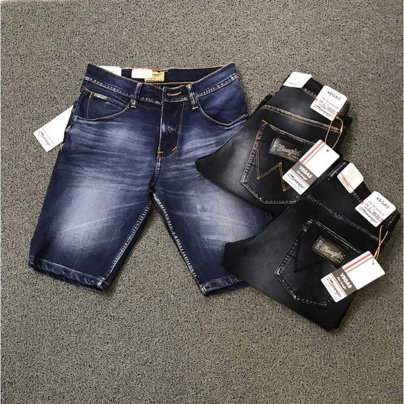celana pendek neoWRANGLER  celana pendek denim streacht melar celana pendek fashion