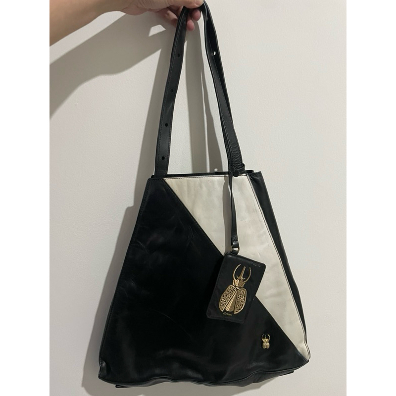 MARJA KURKI TOTE BAG kulit asli - PL Good Condition