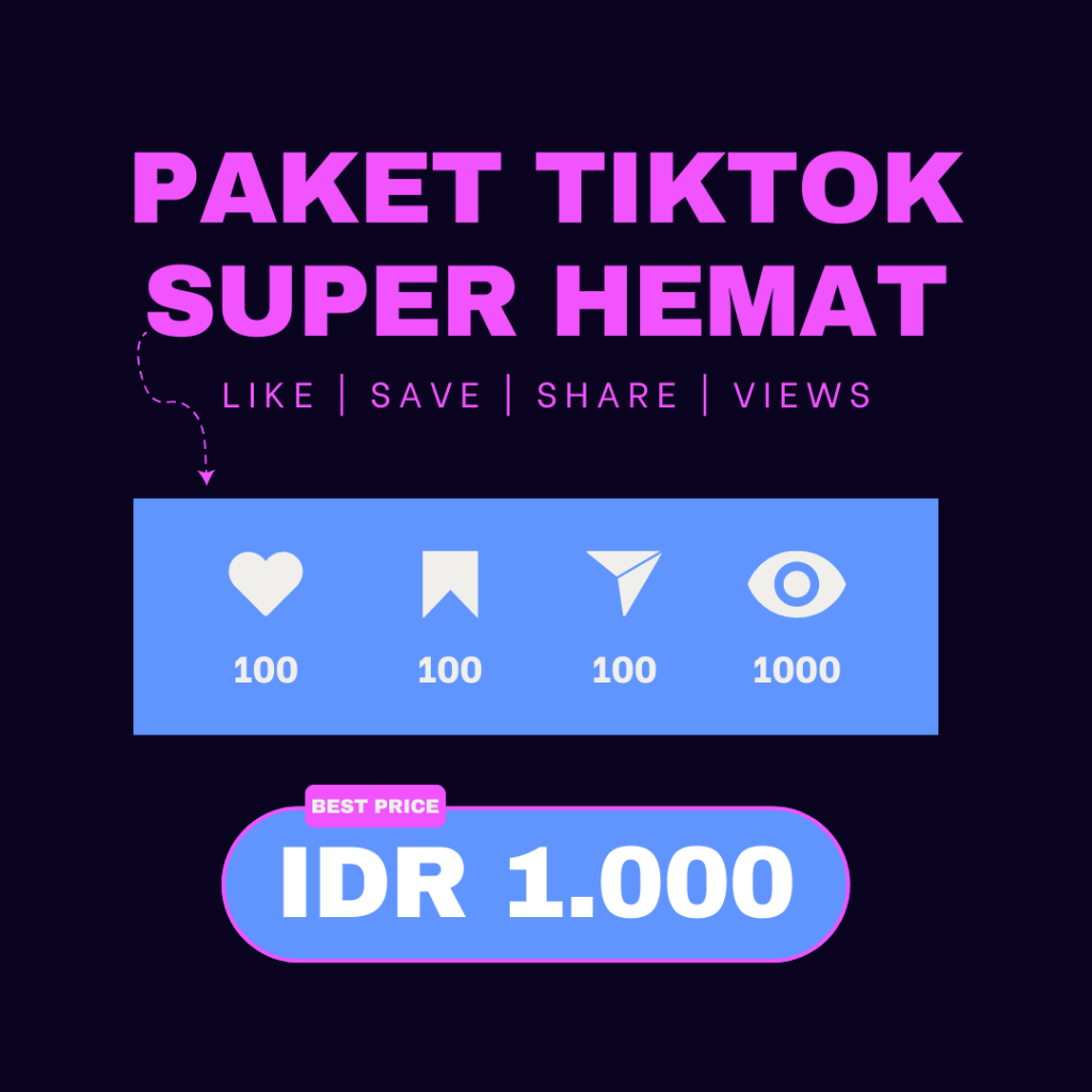 Penambah like Tiktok Suka Fyp Bergaransi Likes Tiktok Global - bluepanel