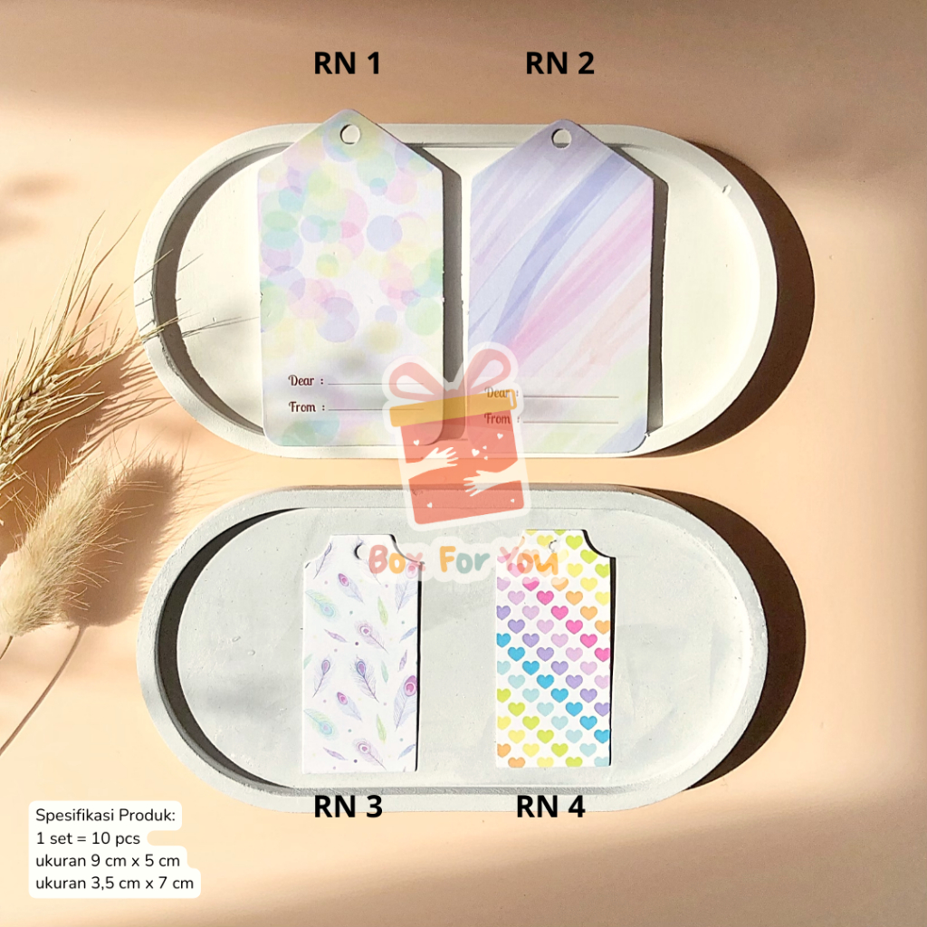 

Hang Tag Rainbow (isi 10pcs)