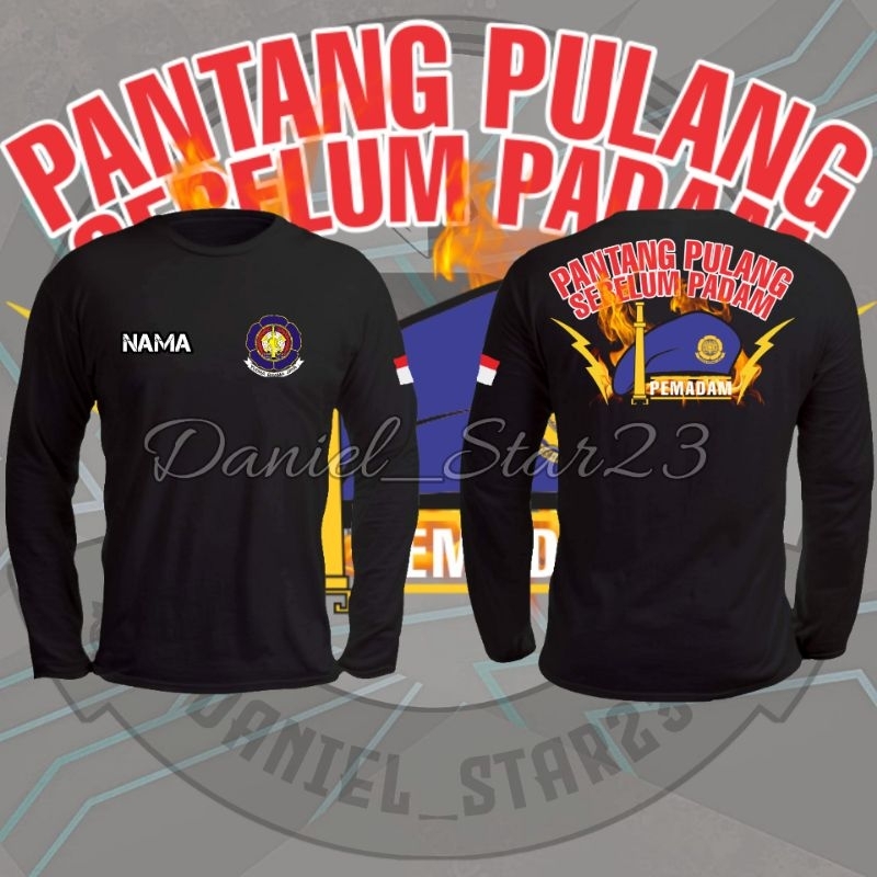 kaos damkar/ kaos combed damkar/ T-shirt damkar