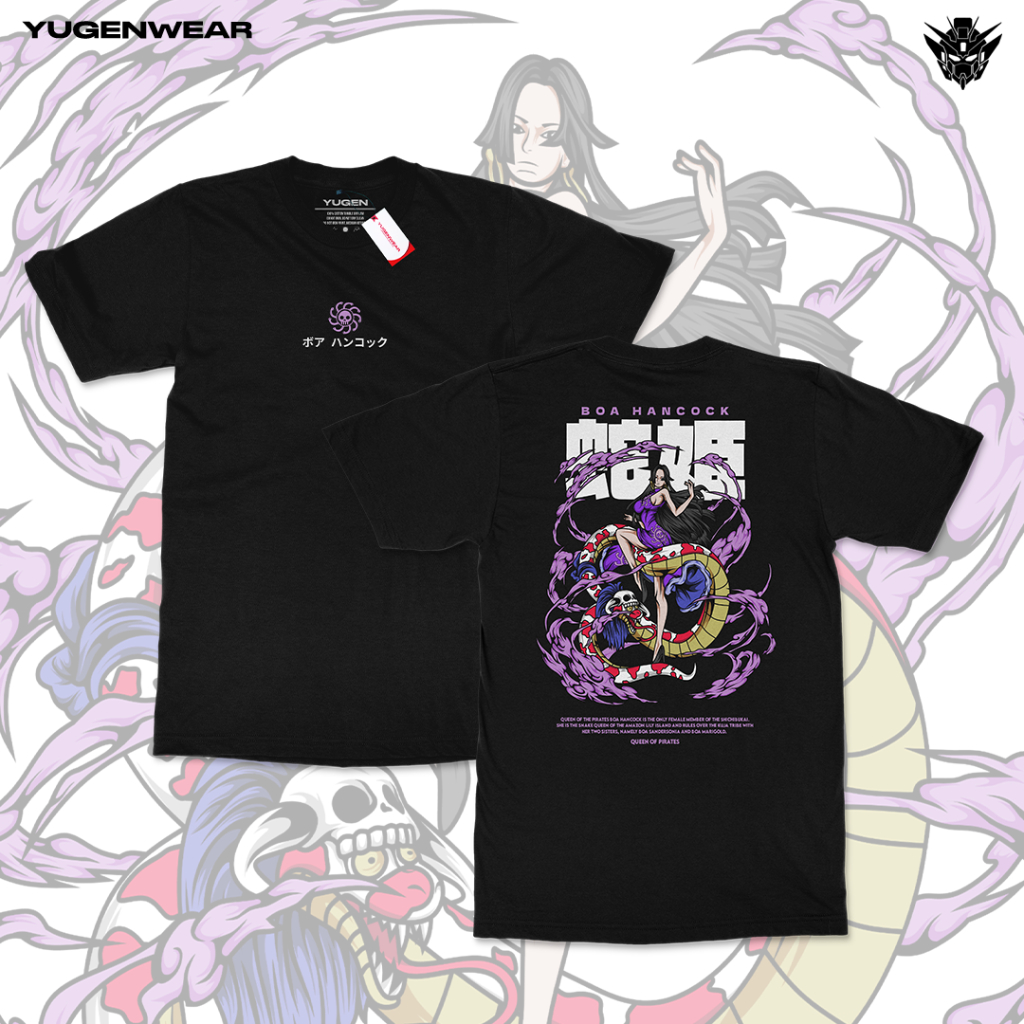 T-Shirt One Piece Boa Hancock Unisex Pria Wanita