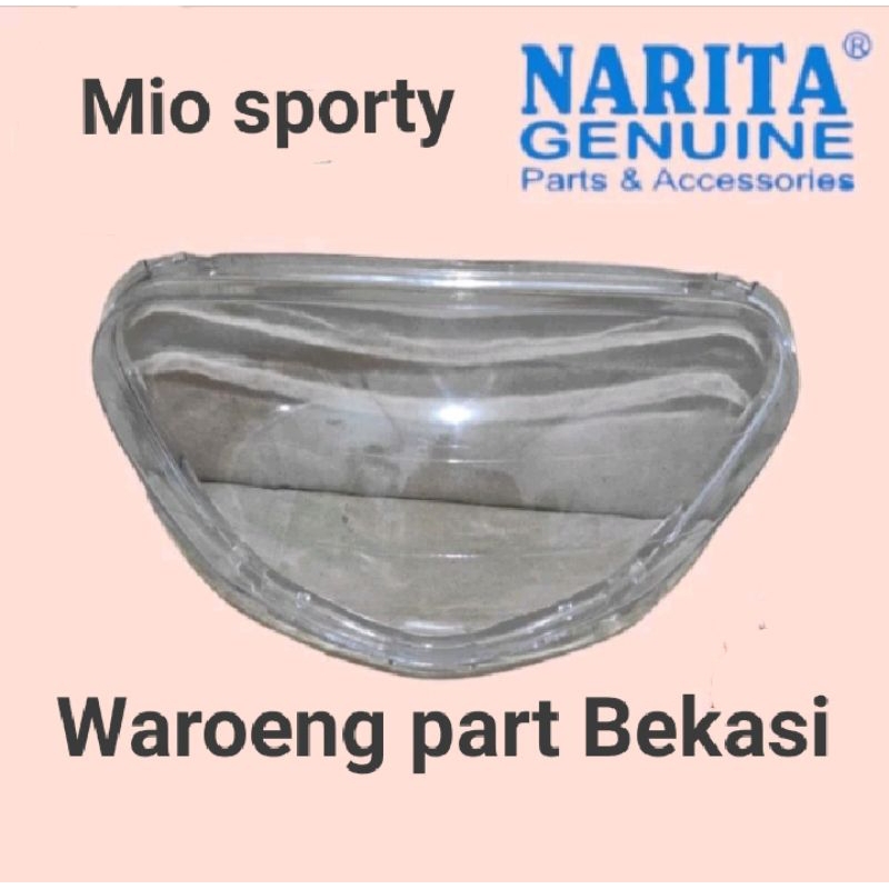 kaca mika lampu depan reflektor mio sporty
