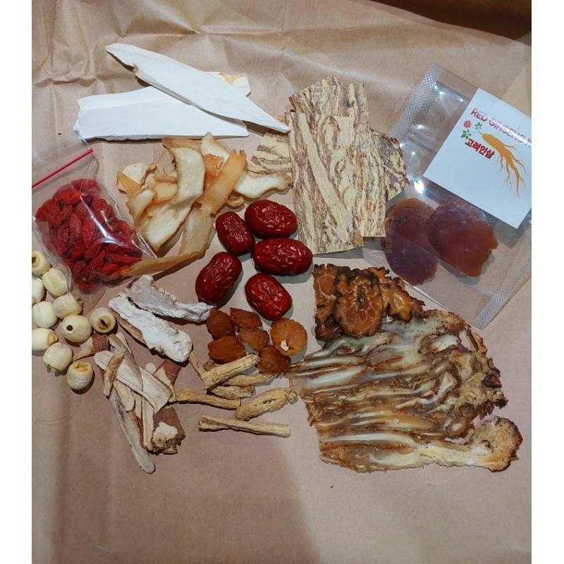 

TIM AYAM OBAT HERBAL + KOLESOM GINSENG GAOLISHEN RED GINSENG untuk kesehatan stamina daya tahan tubuh dan menghangatkan tubuh