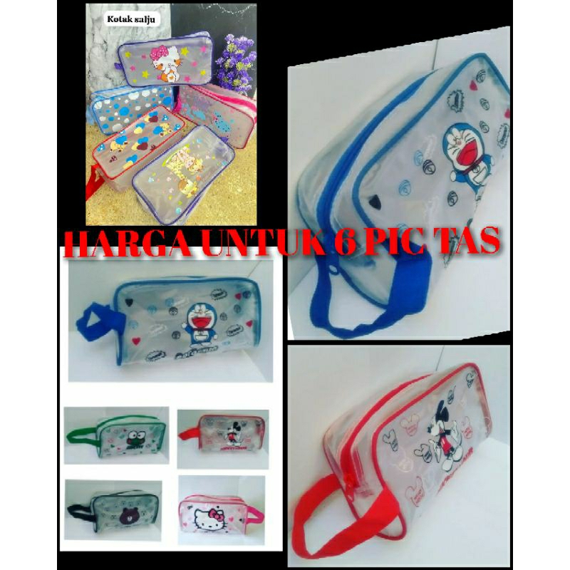 Grosir/TAS  POUCH MIKA BENING TAS KOSMETIK  HARGA DI ATAS UNTUK SETENGAH LUSIN(6PIC TAS)