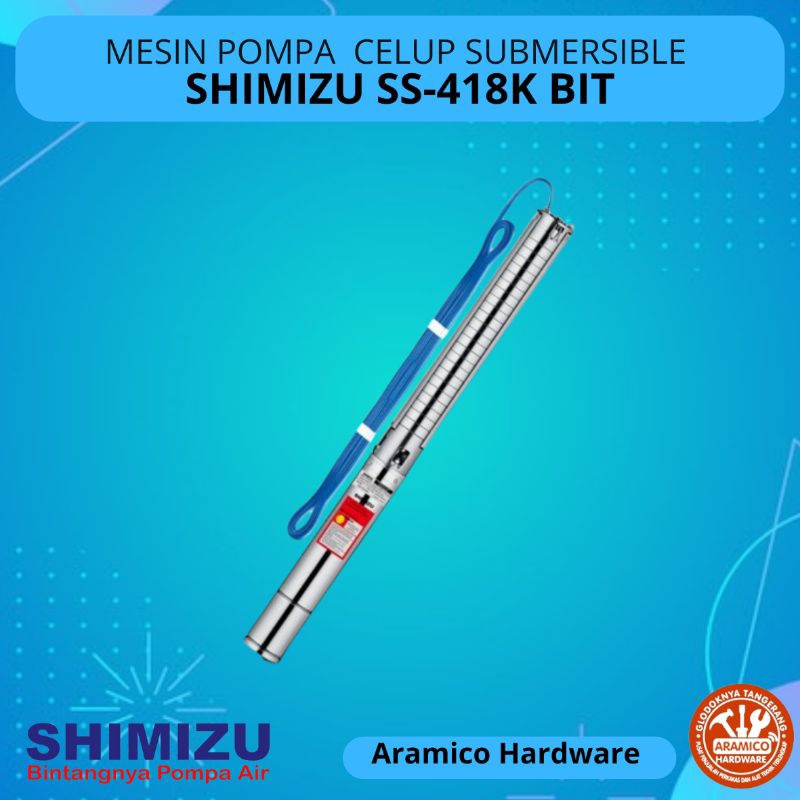 Pompa Submersible / Pompa Satelit Shimizu SS 418 K BIT 1 HP