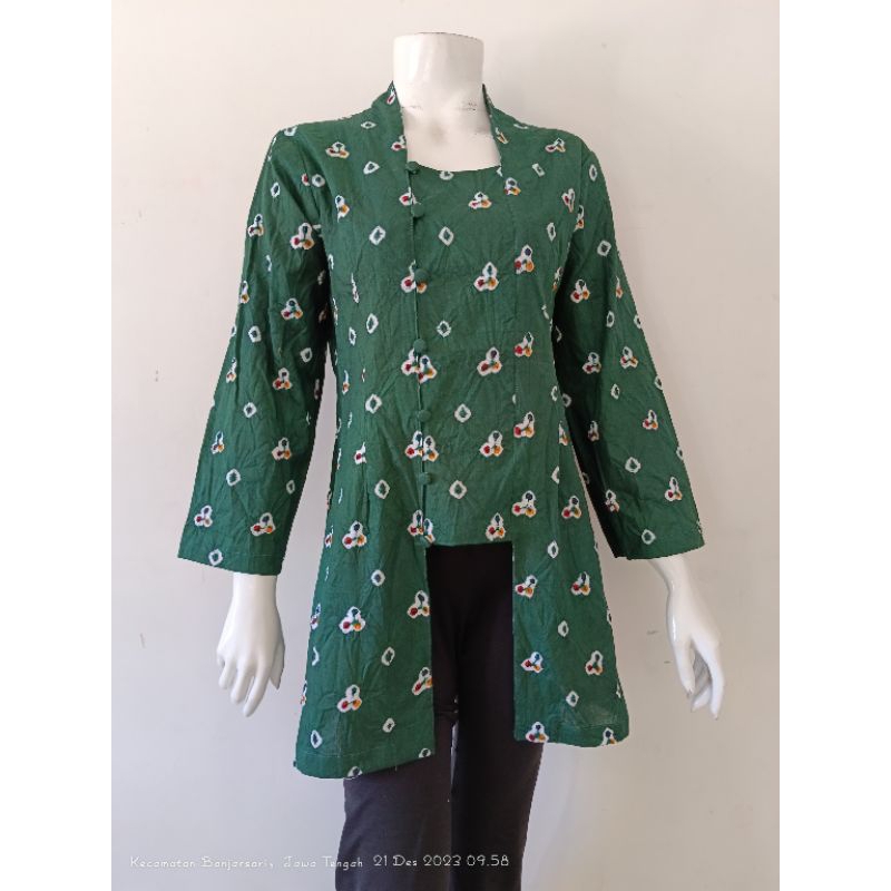 Kebaya/Kartini Jumputan warna Ijobotol