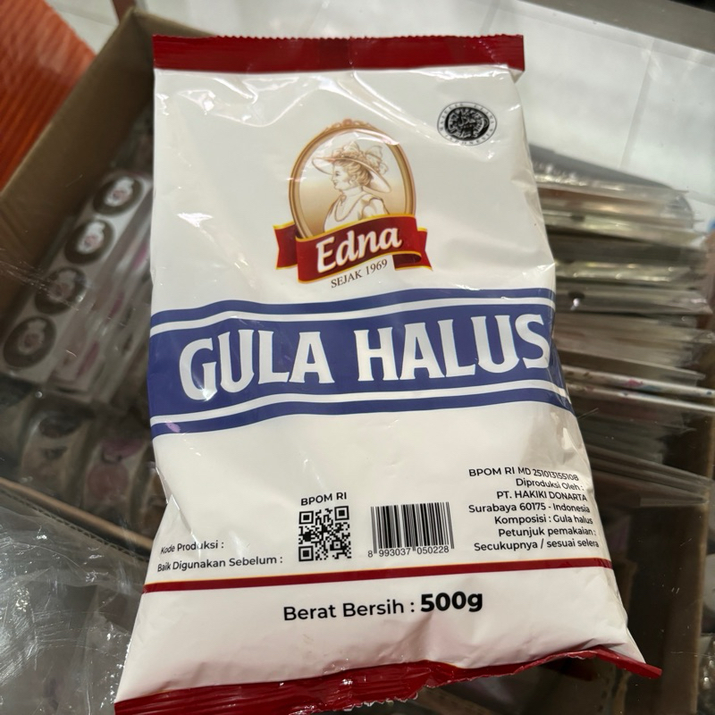 

Edna gula halus 500 gram halal