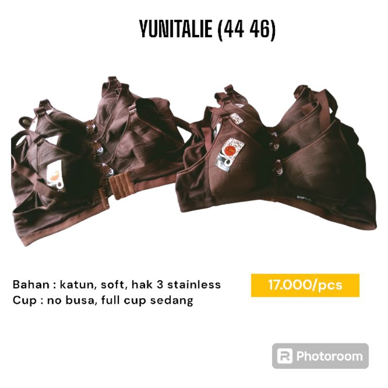 Bra no busa/ sport bra/ bra YUNITALIE JUMBO 44 & 46