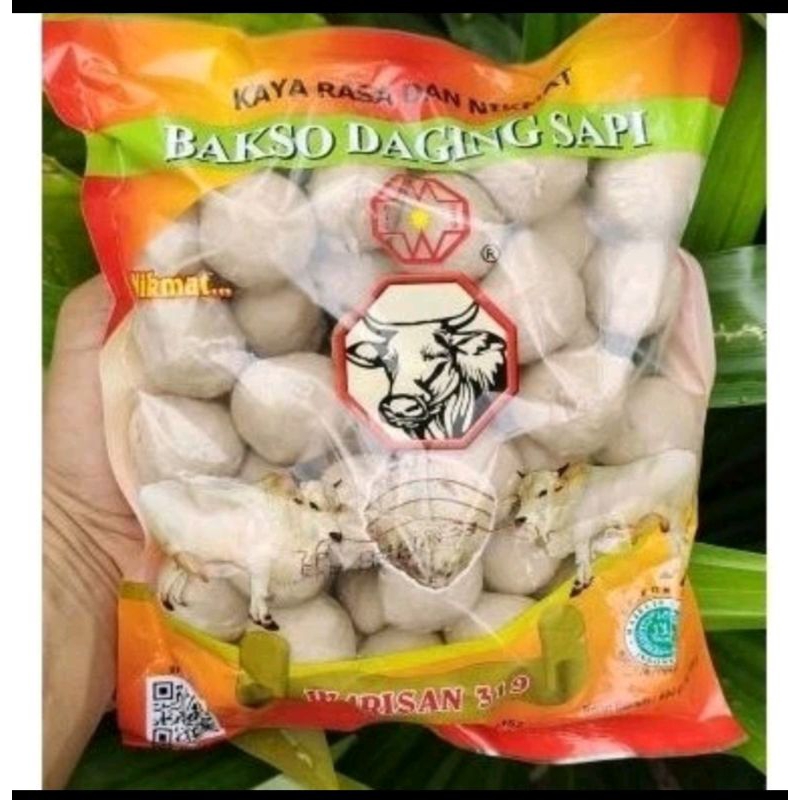 

Bakso Sapi Urat Warisan 319 isi 50pcs Kemasan 600gr