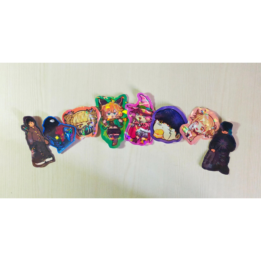 

isi 5pcs Sticker Bling-bling Fan Art