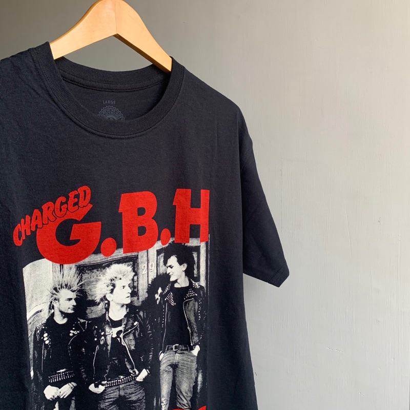 WTS: Kaos Tshirt Band Import Punk GBH "Give Me Fire" Official Merch 100%