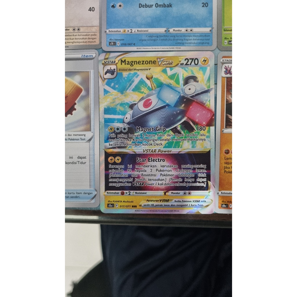 Magnezone V Star 017/071 s10a1 RRR Fantom Kegelapan - Garchomp V RR 054/067 S9a1 Pertarungan Daerah 