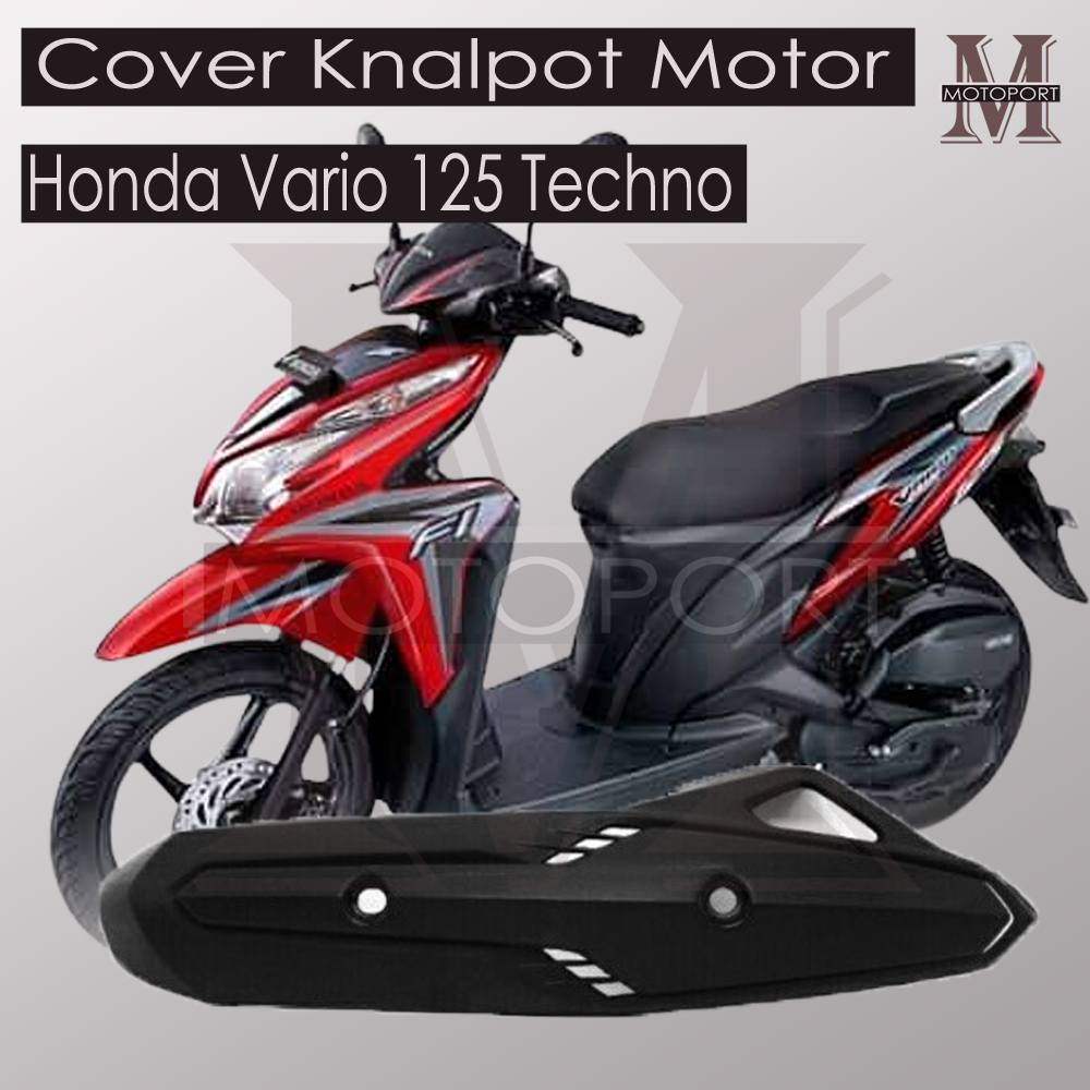 Cover Knalpot Vario Techno 125 Tutup Knalpot Vario Techno 125 Anti Pecah pnp | Cover Knalpot Vario 1