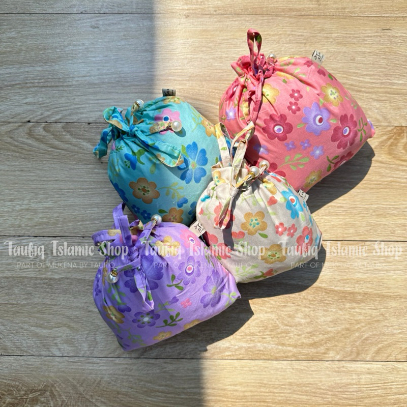 Mukena Anak Alina Series | Mukena Anak Pouch Motif Mikro | Mukena Anak Usia 8-12 Tahun