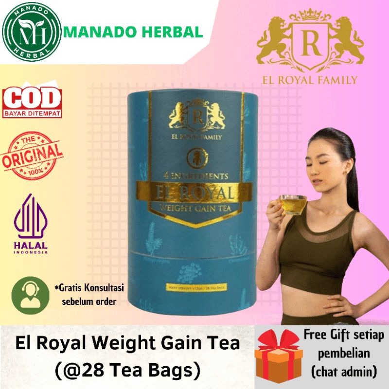 

MANADO - El Royal Weight Gain Tea (100% Original)