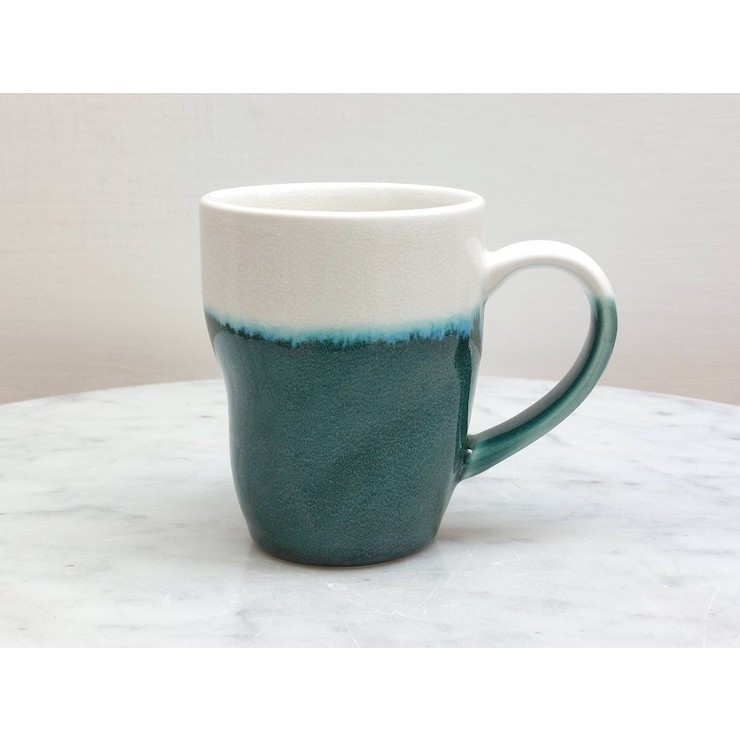 Gelas Keramik Kopi / Teh Tebal Handmade - Artisan MALIBU Mug 330ml