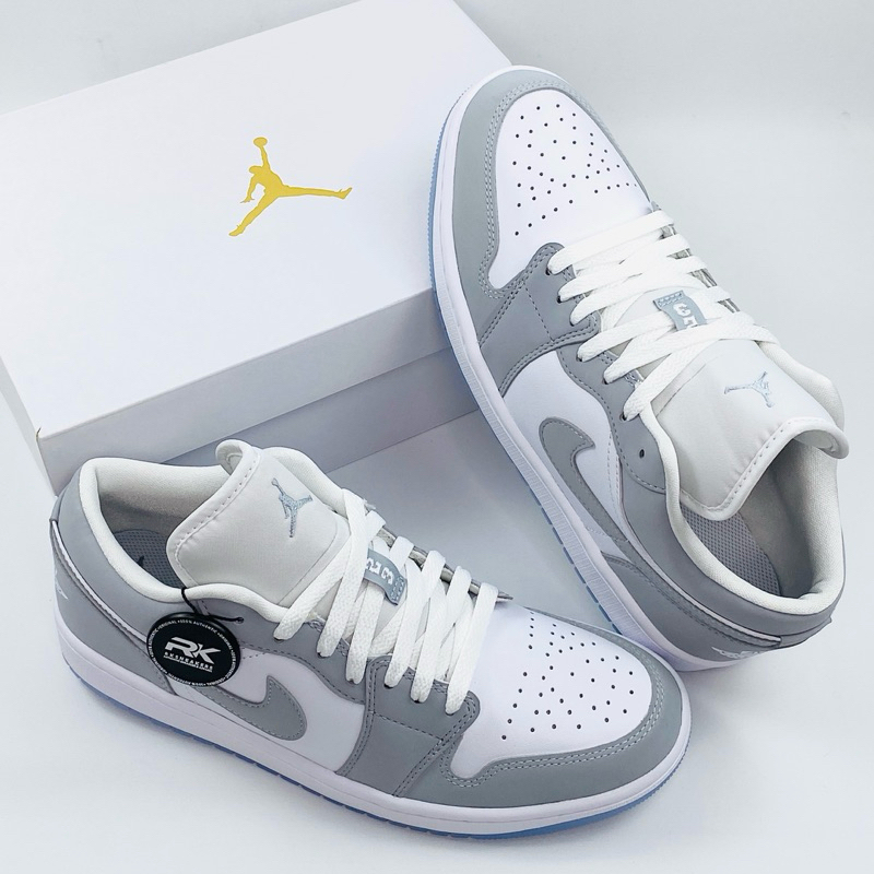 Air Jordan 1 Low Wolf Grey 100% Authentic