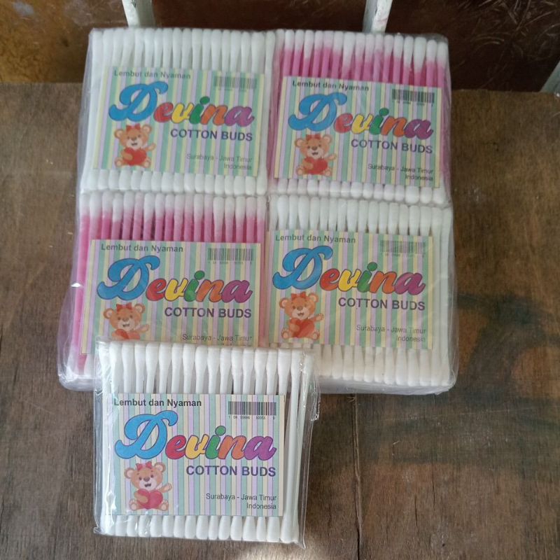 (12 pcs) Cotton buds Devina Cotton buds bayi