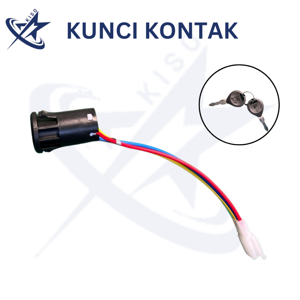 KISO 1 Set Kunci Kontak Universal Sepeda Listrik / Skuter Listrik / Motor Listrik