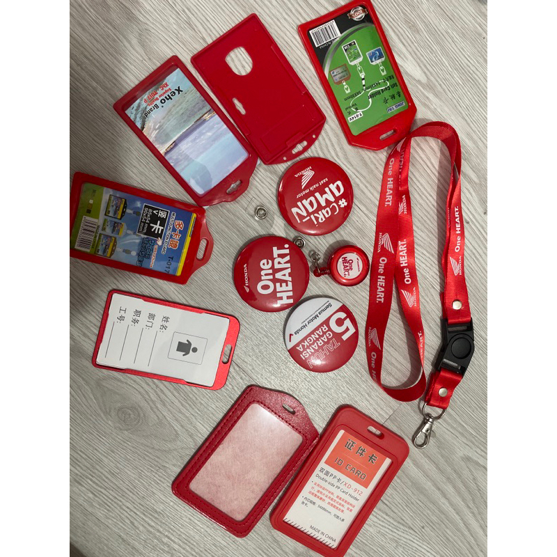 

paket tali Id card one heart
