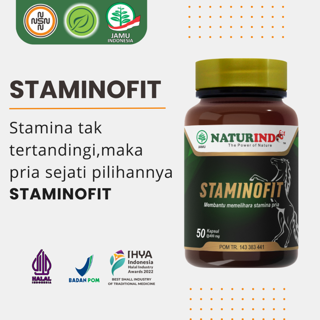 

STAMINOFIT - Obat Herbal Alami Untuk Penambah Stamina dan Kesuburan Pria