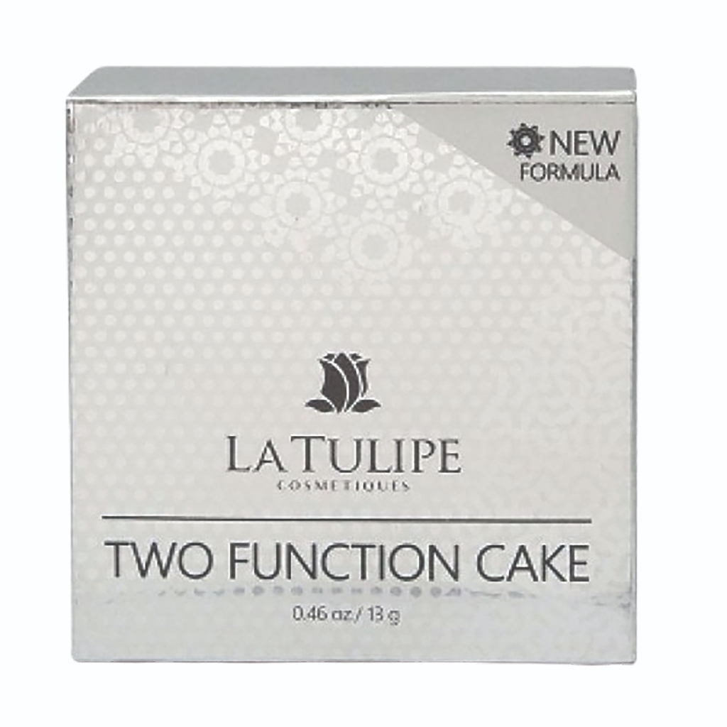La Tulipe Two Function Cake Foundation + bedak