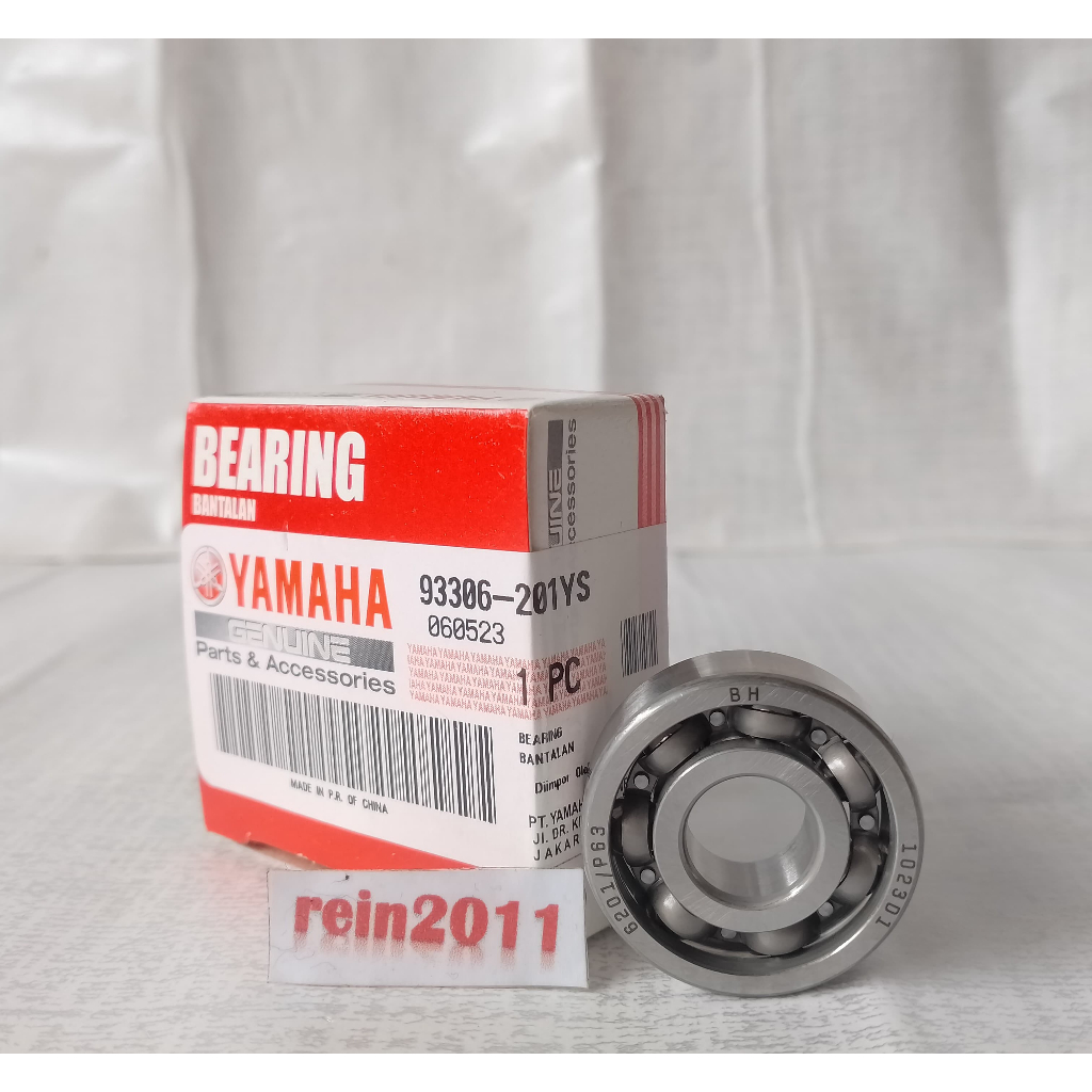 LAHER BEARING 6201 ASLI ORI YAMAHA 93306 201YK / 93306 201YS