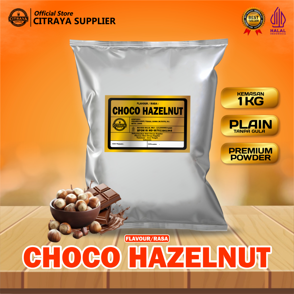 

BUBUK MINUMAN CITRAYA POWDER RASA CHOCO HAZELNUT / BUBUK CITRAYA POWDER RASA CHOCO HAZELNUT / SERBUK MINUMAN CHOCO HAZELNUT