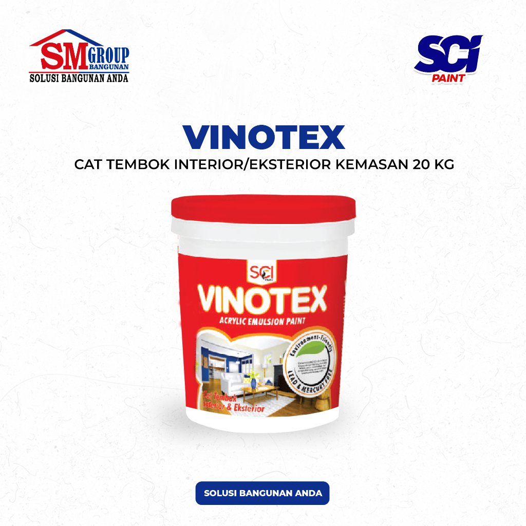 Cat Tembok VINOTEX Interior dan Eksterior 20Kg