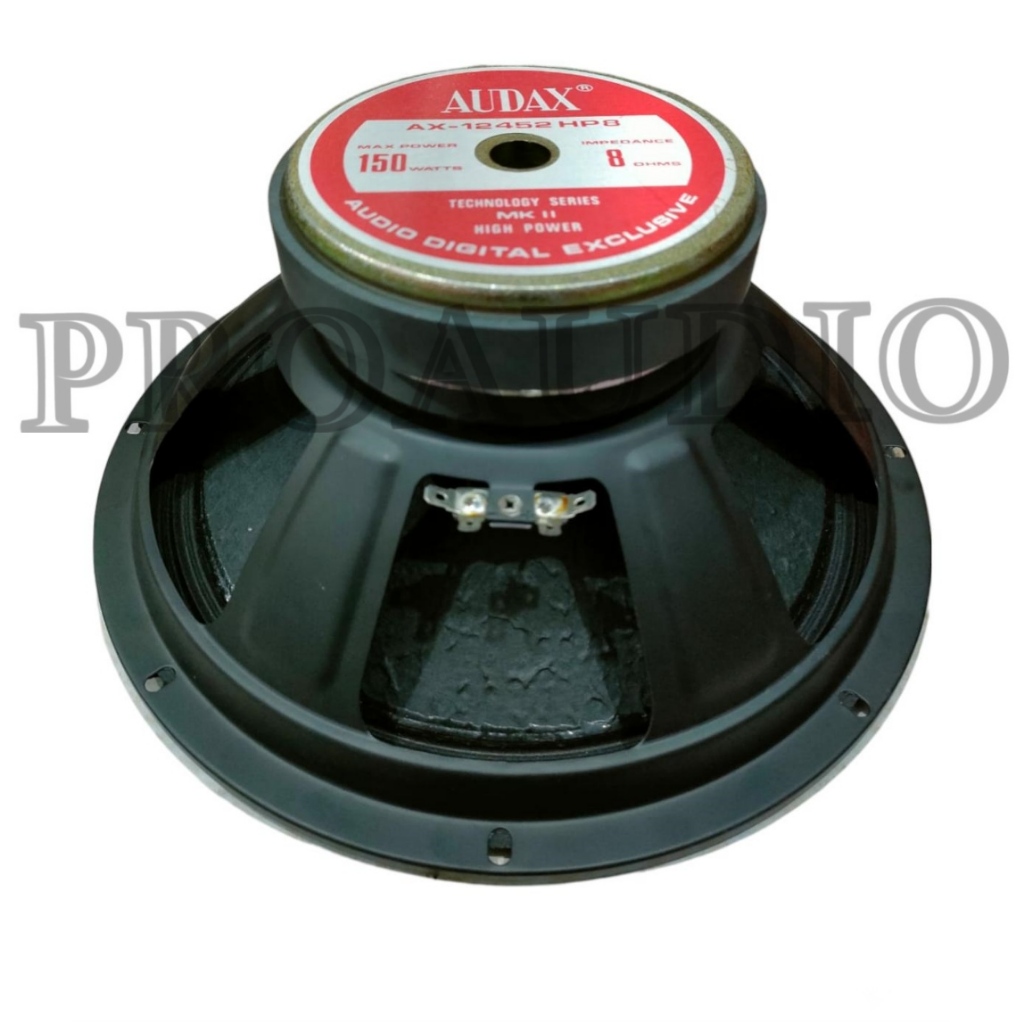 Speaker Audax AX12452 Full Range 12 Inch AX 12452 M8 Original Speaker Komponen Audax