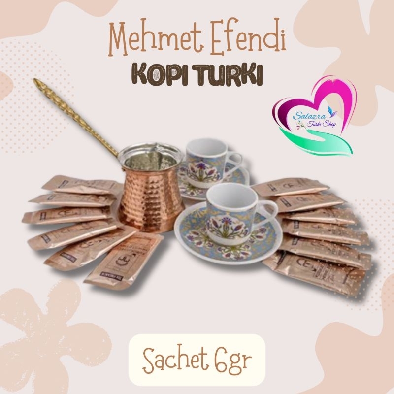 

Kopi Turki Mehmet Efendi 6 gram Grosir