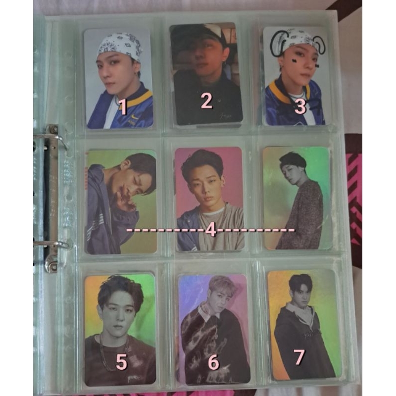 PC Photocard Donghyuk Bobby Yunhyeong iKON
