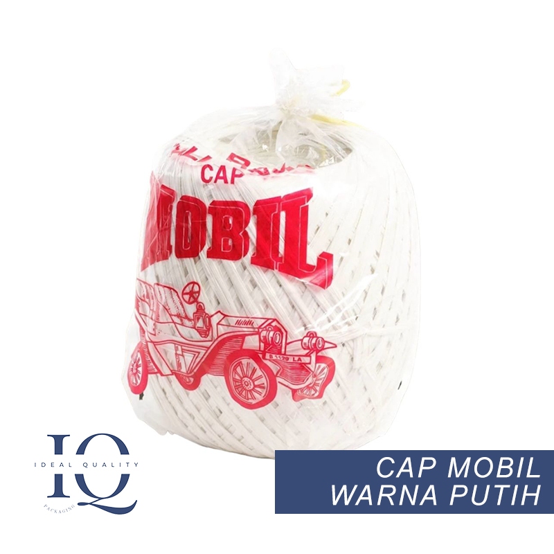 

Tali Rafia Merek Mobil Warna Putih Susu 8 Ons