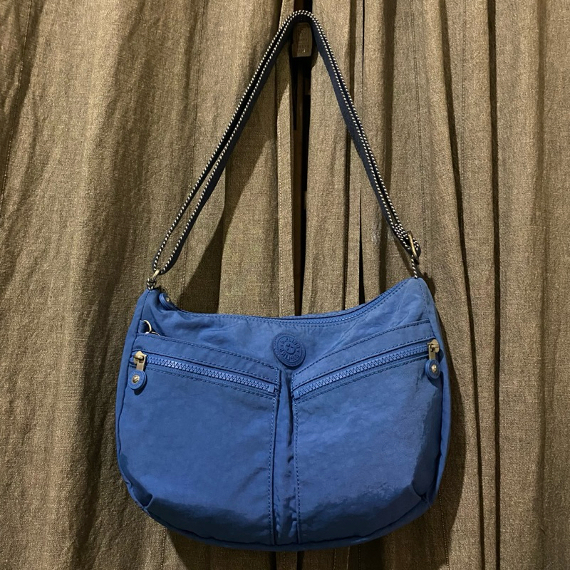 Tas Selempang / Slingbag Kipling Biru Nilon ORIGINAL