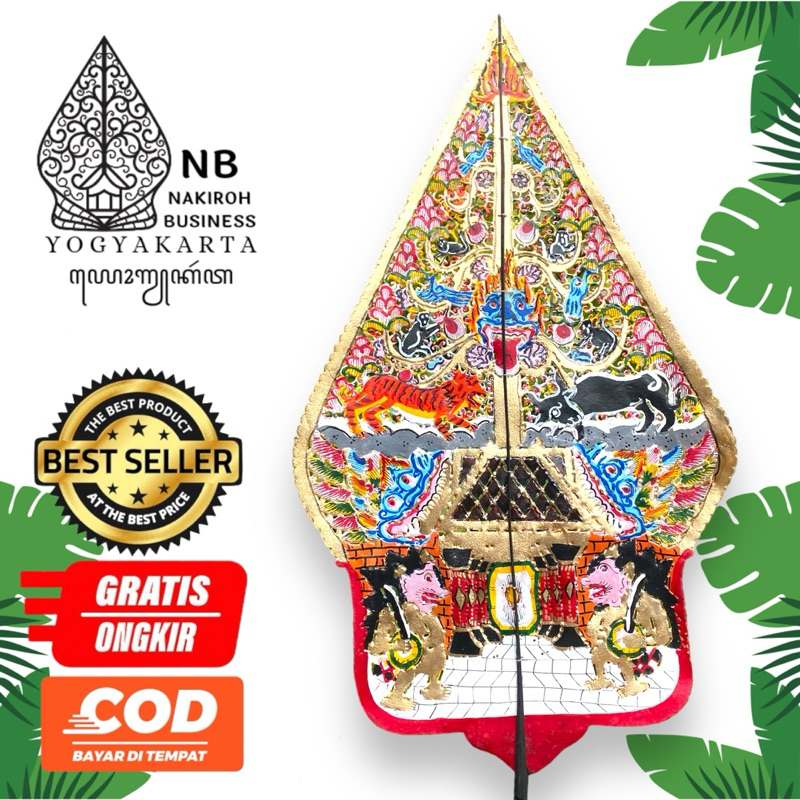 GUNUNGAN KAYON 60cm Wayang Kulit Asli / Gunungan Standar Dalang