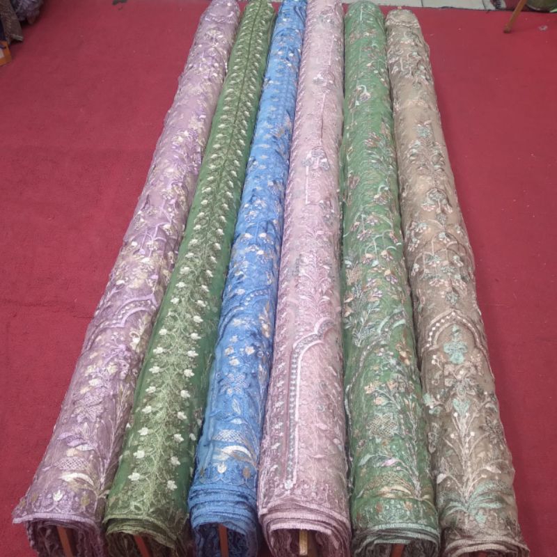 bahan tile motif sapto two tone